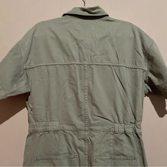 Free People Sage Green Marci Coverall Jumpsuit - Picture 6 of 14